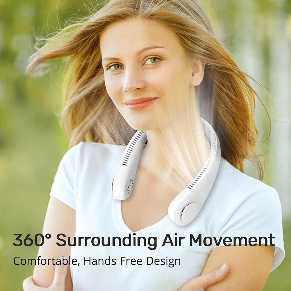 Portable Bladeless Hanging Rechargeable Neck Fan