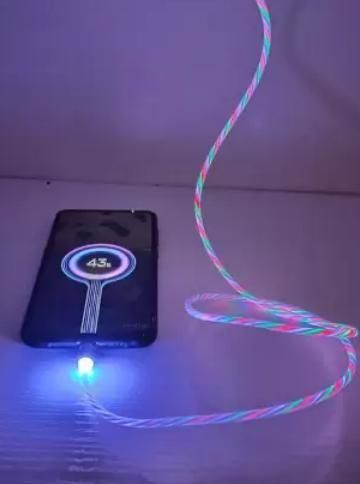 Fast 3 in 1 Multiple Pin With LED Light Magnetic Charging Charging USB