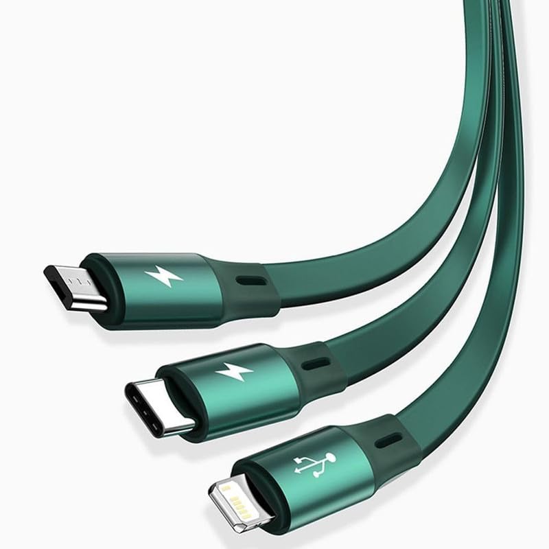 SmarkLabs Multifunction 3-in-1 Retractable USB Cable (100W, 1.2m)