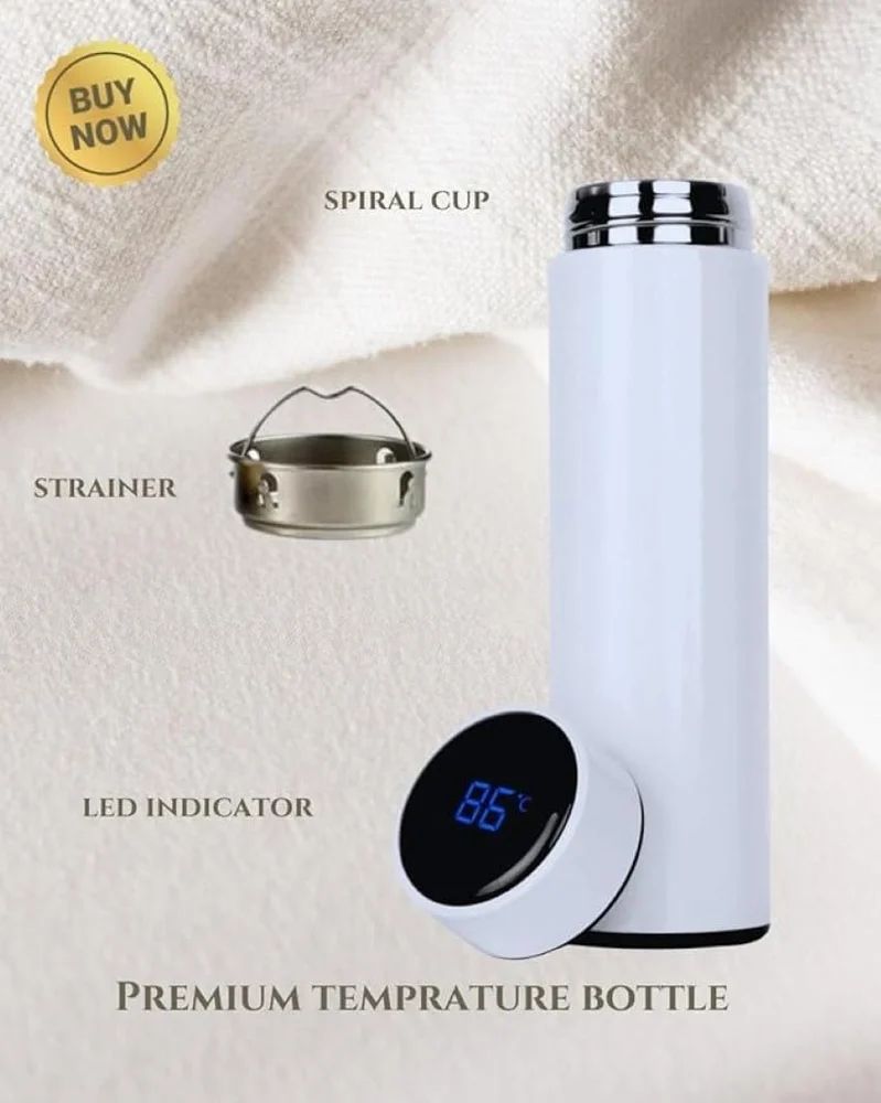 LED Temperature Display Flask