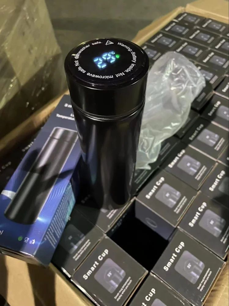 LED Temperature Display Flask